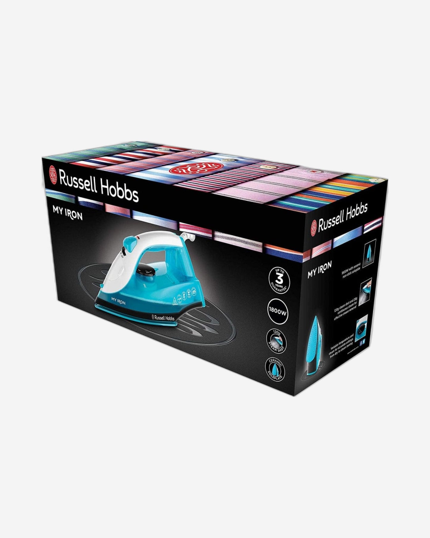 Russell Hobbs My Iron Lightweight Steam Iron Blue 1800W - 25580