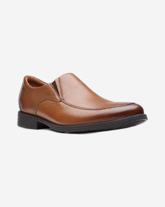 Clarks Whiddon Step - Shoes - Dark Tan Leather - 261529177 - G Width (Standard Fit)