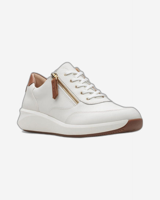 Clarks Un Rio Zip Shoes (Wide Fit)