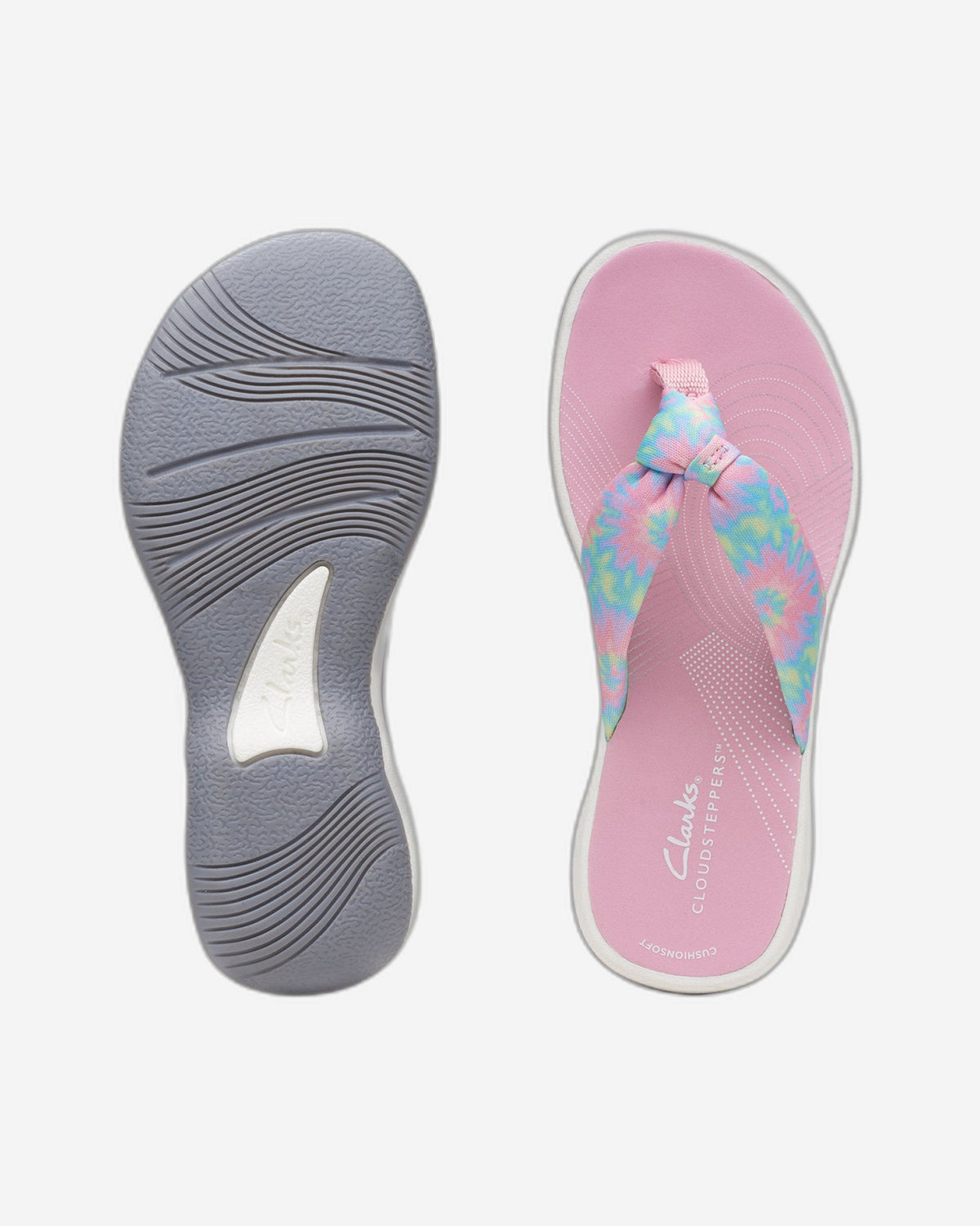 Clarks Girls Brinkley Tye Kid. (Standard Fit)