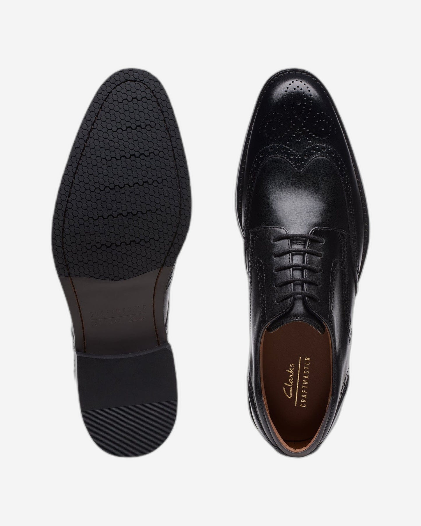 Clarks Craftarlolimit - Shoes - Black Leather - 261714527 - G Width (Standard Fit)