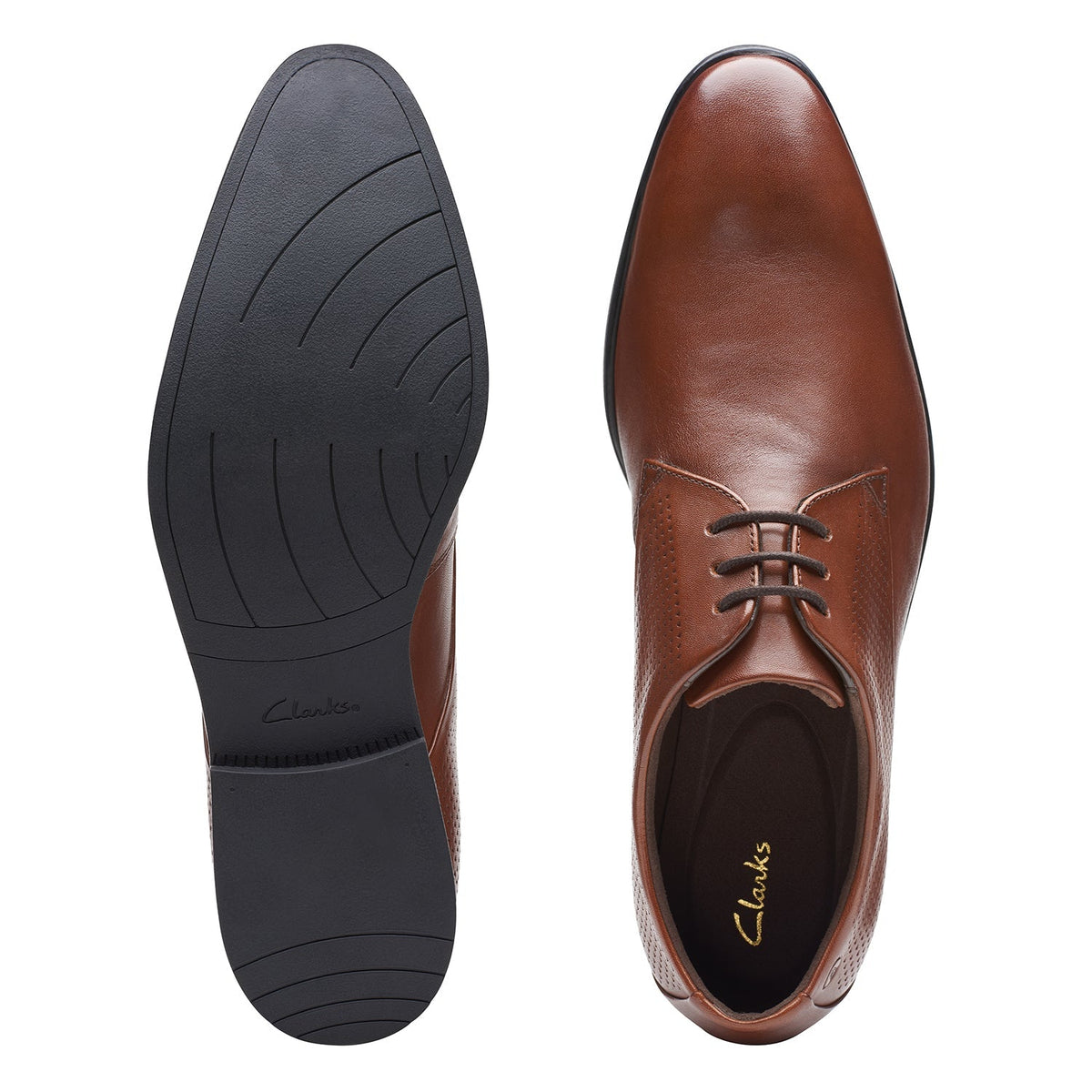 Clarks Boswyn Lace Shoes (Standard Fit)