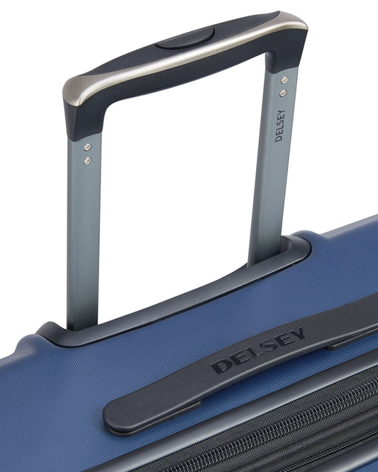 Delsey Paris Depart Hard Expandable 81cm Navy Blue Luggage