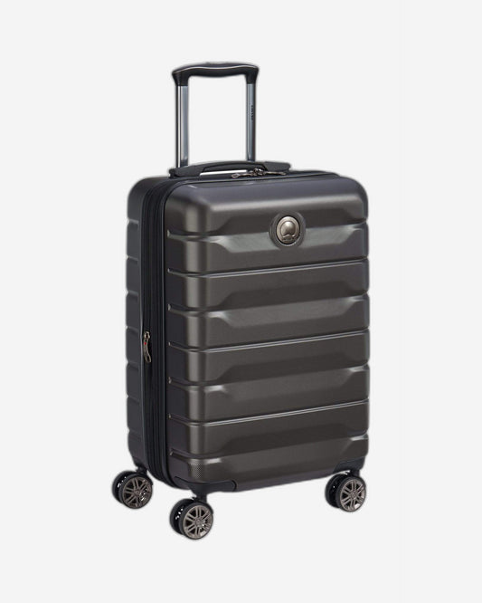Delsey Paris Air Armour Expandable 55cm Black Luggage