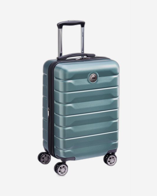 Delsey Paris Air Armour Expandable 55cm Green Luggage