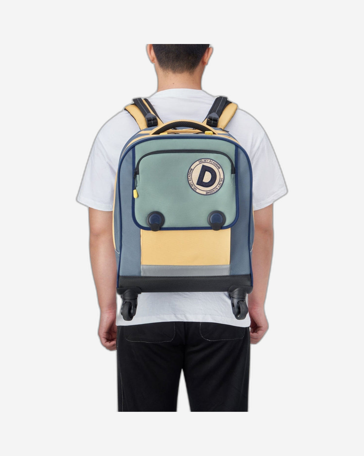 Delsey Paris BTS 2023 4 Wheel 15.6 Inch Cactus Wheeled Backpack