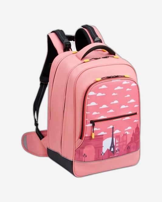 Delsey Paris BTS 2023 2 Compartment 15.6 Inch Backpack Pink Printing