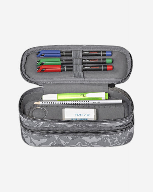 Wenger Back To School Two-Compartment School Pencil Case Grey - 653112