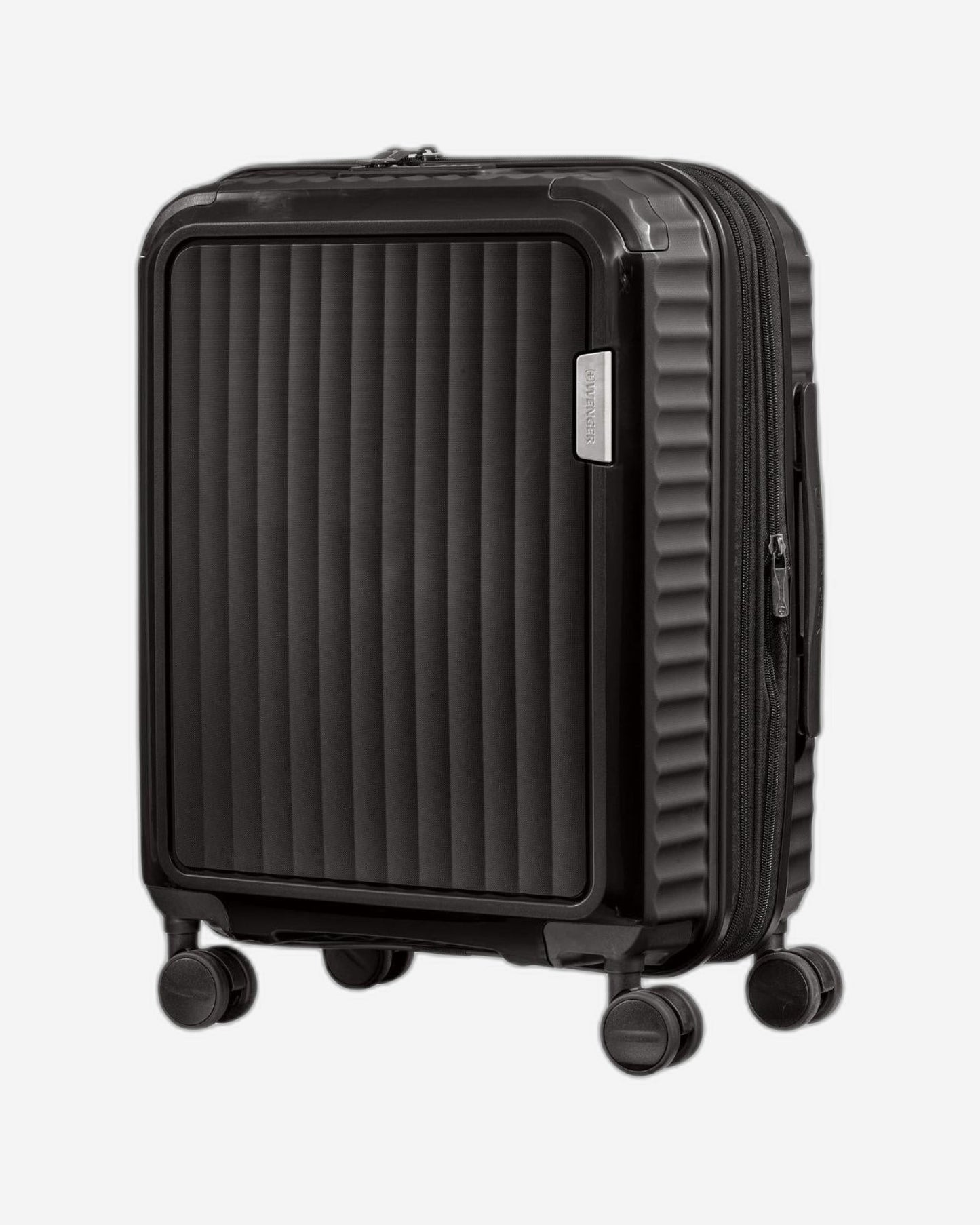 Wenger Optimo Hardside Expandable 57cm Cabin Luggage Trolley Black