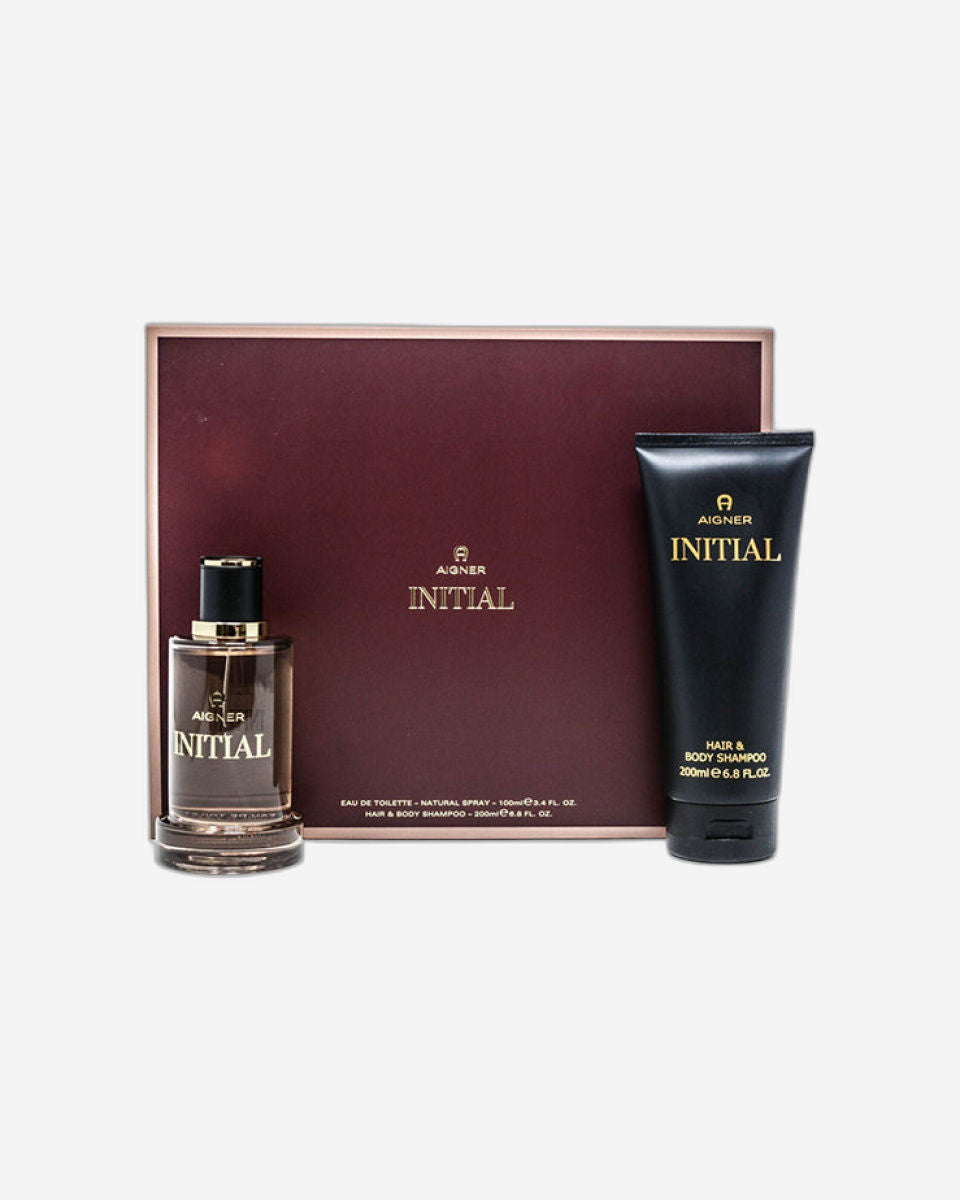 Aigner Initial for Men Gift Set