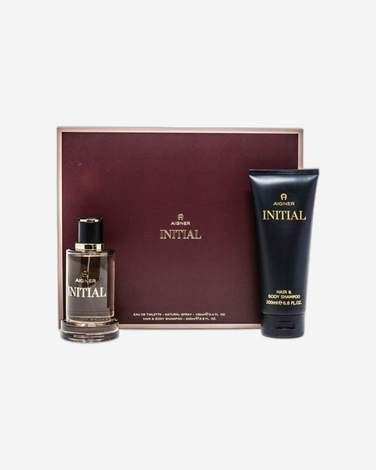 Aigner Initial for Men Gift Set
