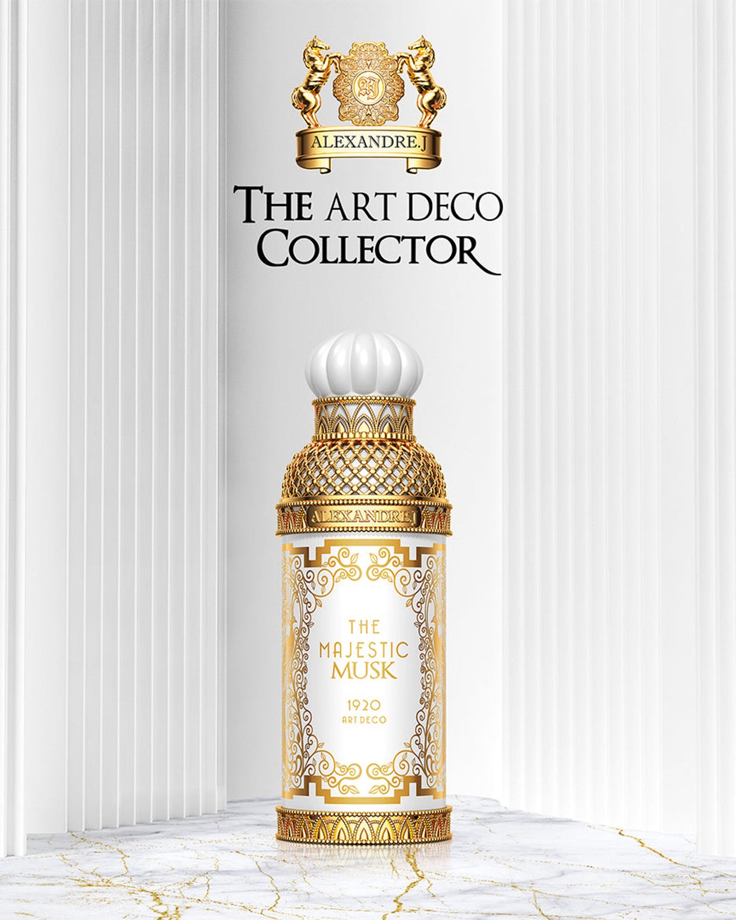 ALEXANDRE.J–THE ART DECO COLLECTOR-THE MAJESTIC MUSK FOR WOMEN EAU DE PARFUM 100ML NATURAL SPRAY