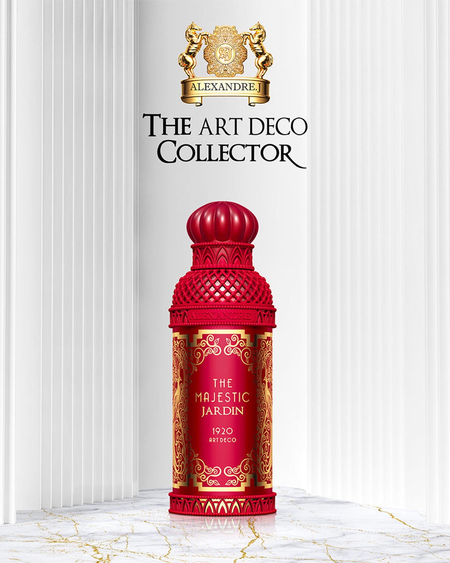 ALEXANDRE.J–THE ART DECO COLLECTOR-THE MAJESTIC JARDIN FOR WOMEN EAU DE PARFUM 100ML NATURAL SPRAY