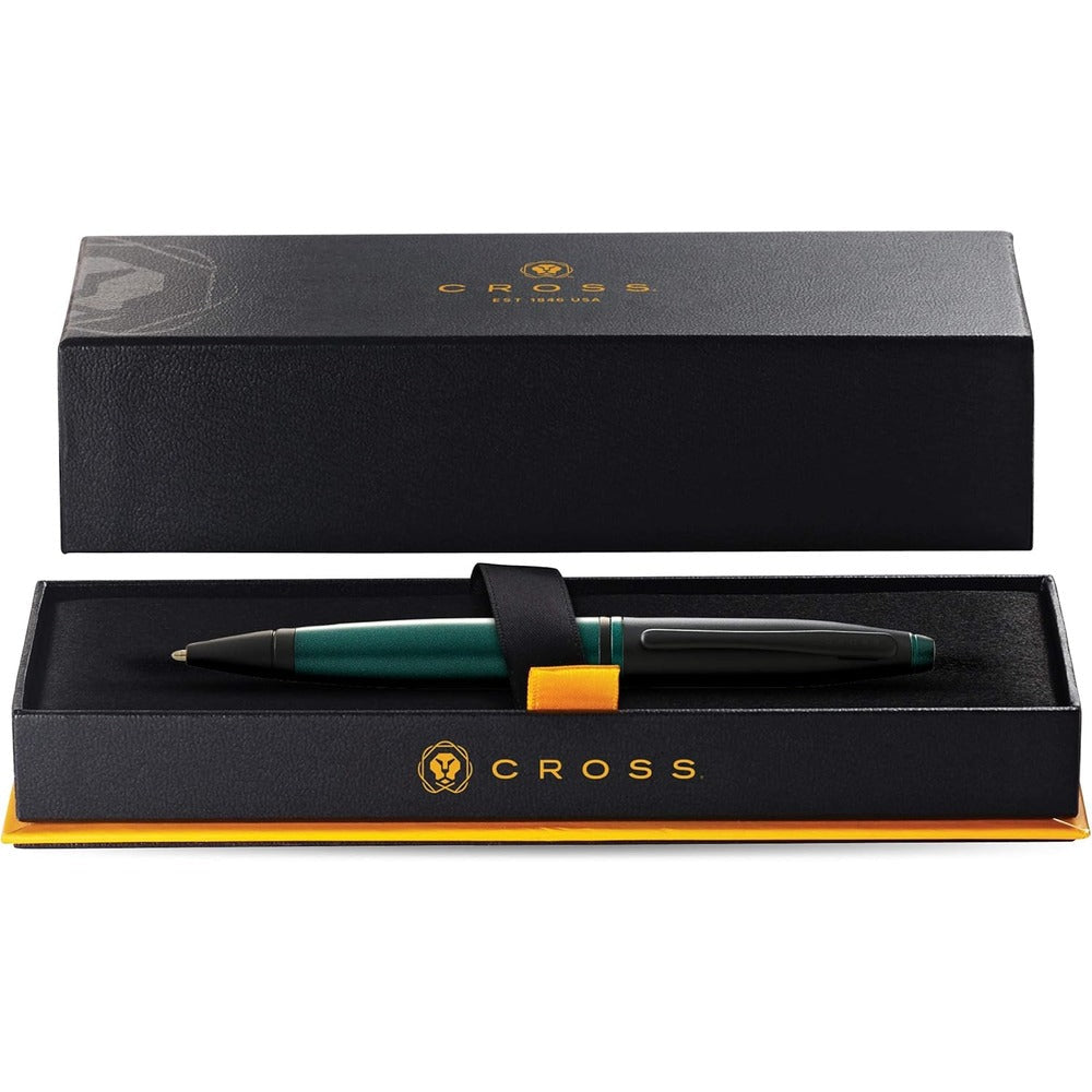 Cross Calais™ Matte Green And Black Lacquer With Black Lacquer Appointments Ballpoint Pen - AT0112-25