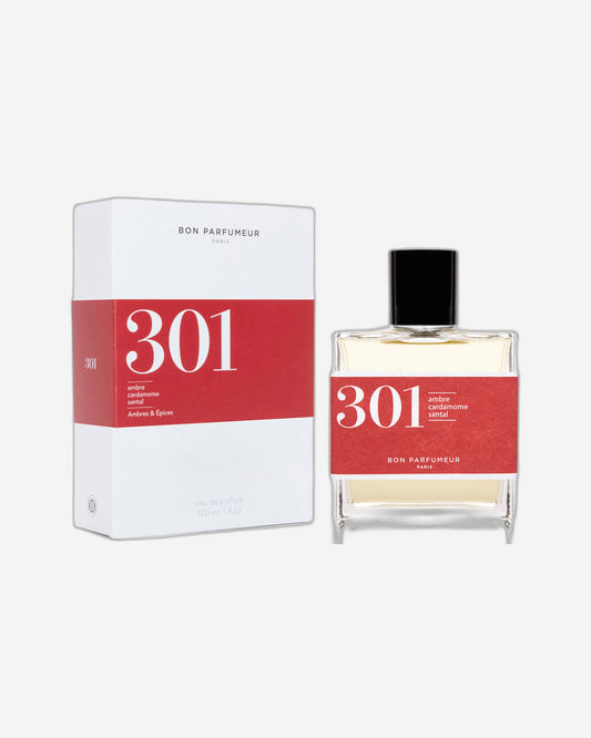 Bon Parfumeur: LES CLASSIQUES - 301 SANDALWOOD, AMBER, CARDAMOM FOR MEN AND WOMEN EAU DE PARFUM 100ml NATURAL SPRAY