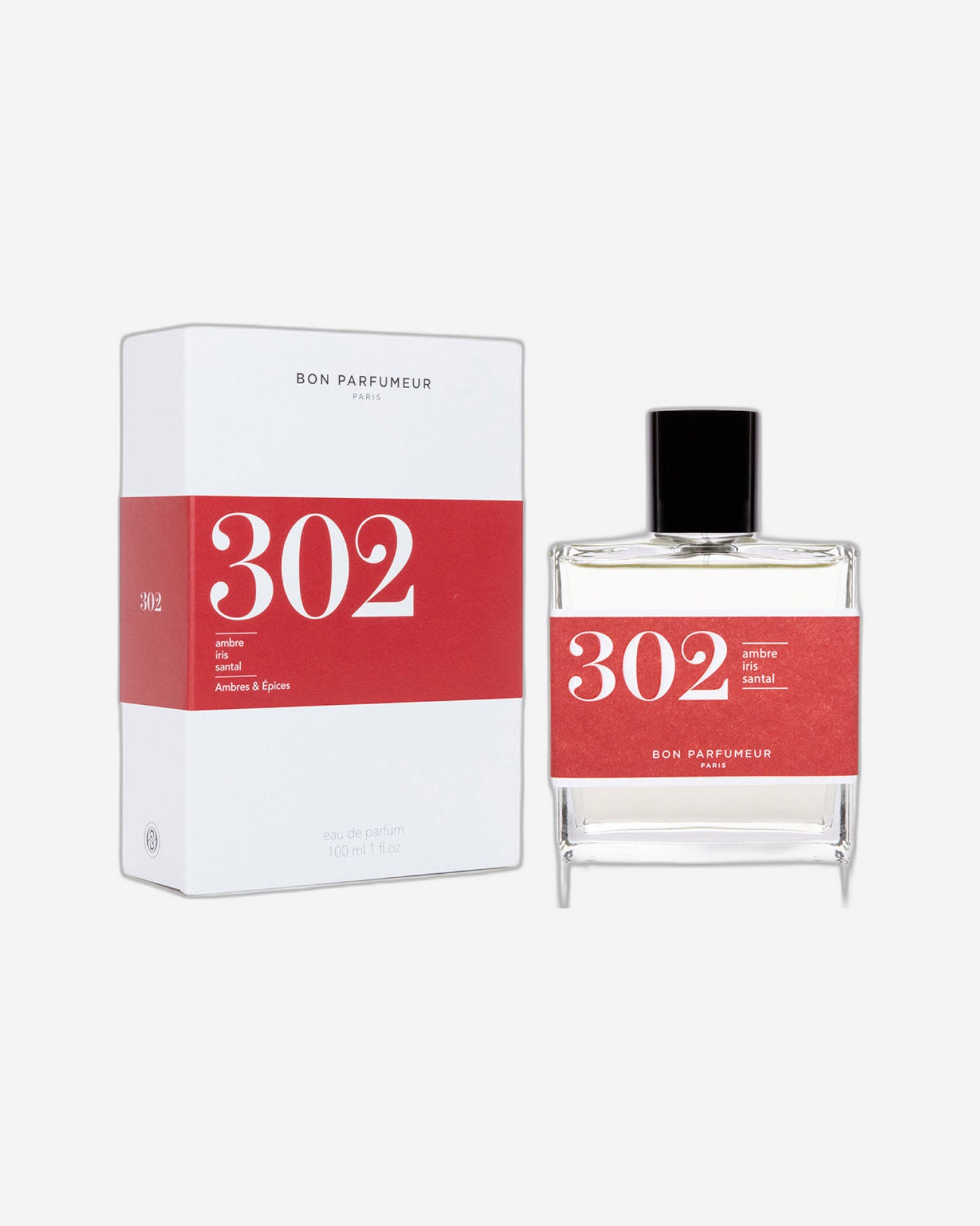 Bon Parfumeur: LES CLASSIQUES - 302 AMBER, IRIS, SANDALWOODSANDALWOOD, AMBER, CARDAMOM FOR MEN AND WOMEN EAU DE PARFUM 100ml NATURAL SPRAY