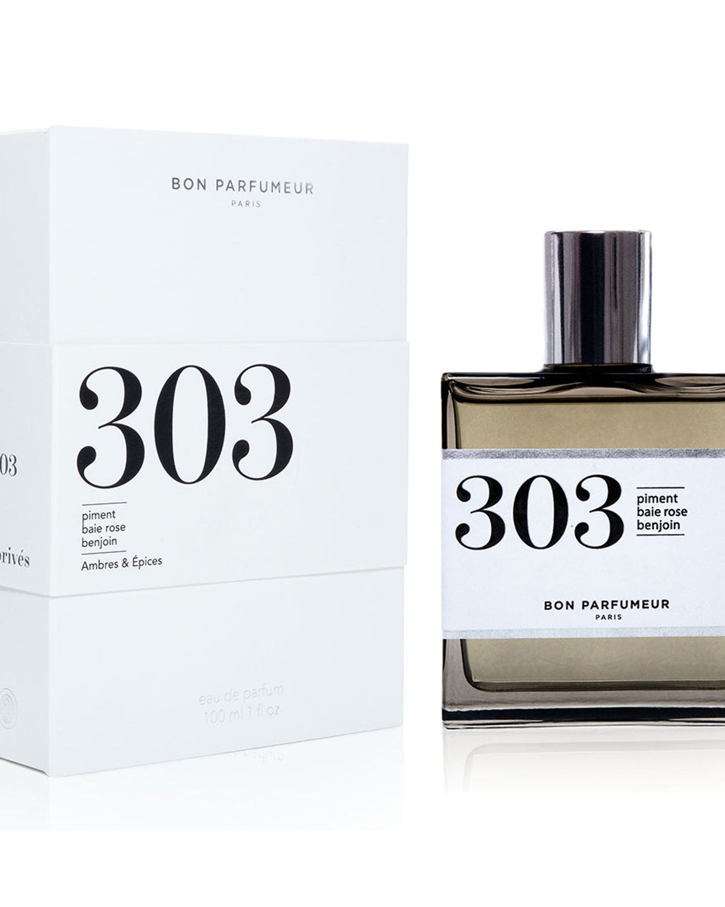 Bon Parfumeur: 'LES PRIVÉS - 303 CHILLI PEPPER, PINK BERRY, BENZOINE FOR MEN AND WOMEN EAU DE PARFUM 100ml NATURAL SPRAY
