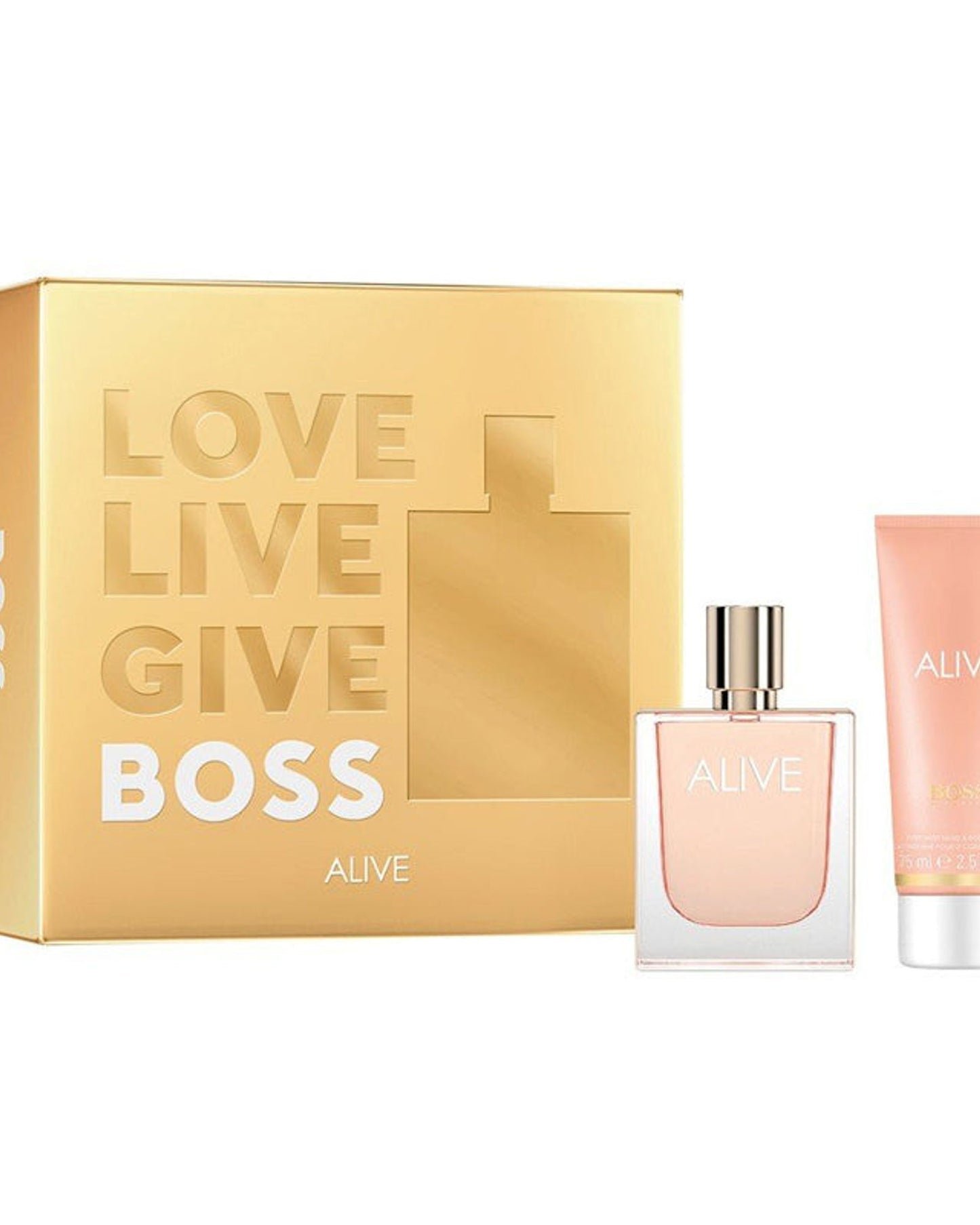 Boss Alive Edp For Her G-Set (Edp 50Ml+ Bl 75Ml)