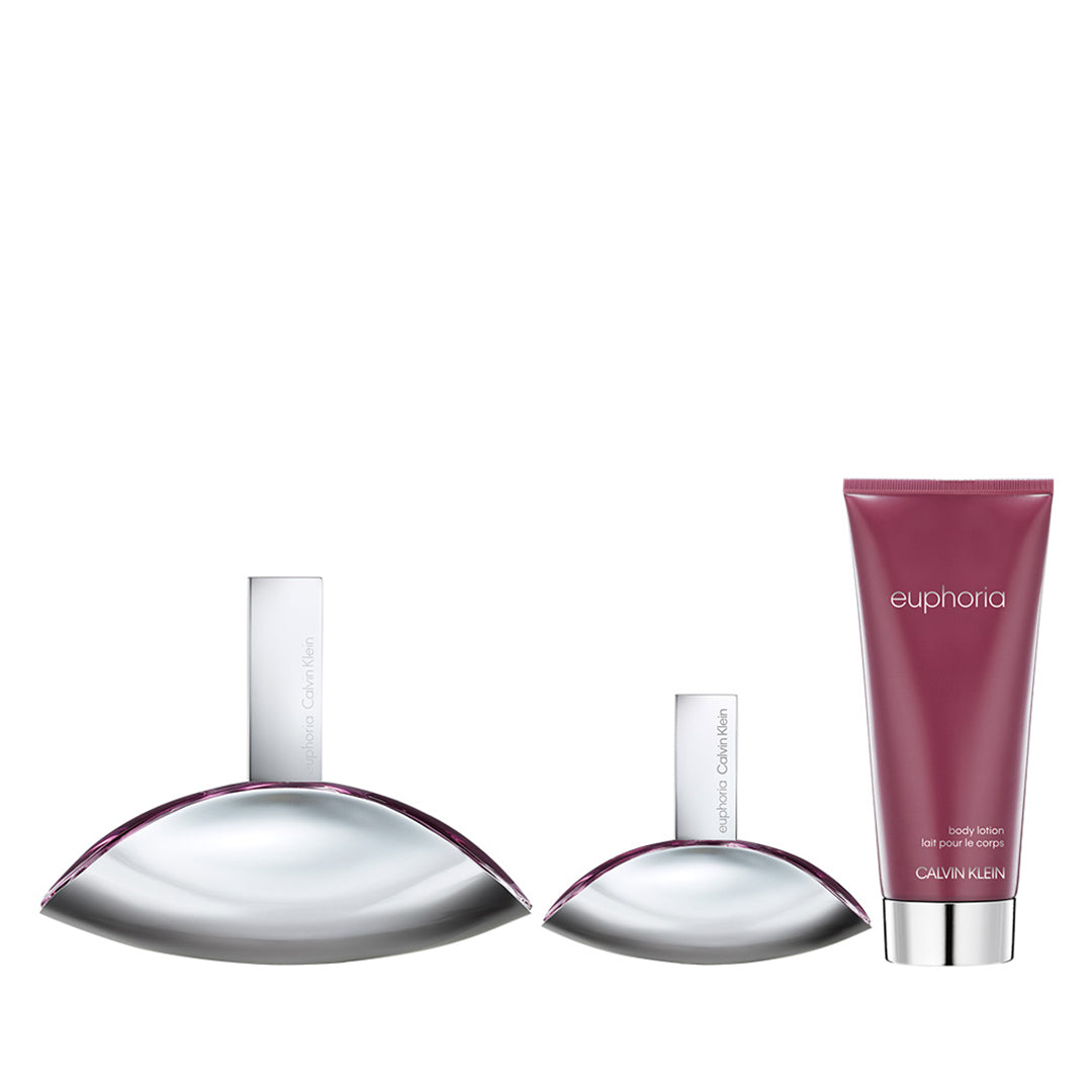 CALVIN KLEIN EUPHORIA WOMEN SPRING 2023 GIFTSET EDP 100ml 30ml 100BL Jashanmal Bahrain