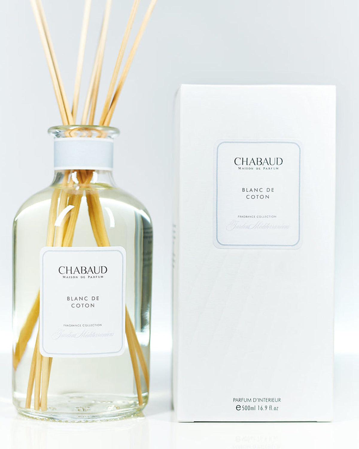 Chabaud Maison de Parfum Blanc De Coton Diffuser 500ml