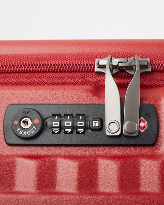 Echolac Celestra Spinner 28in Red Trolley Bag