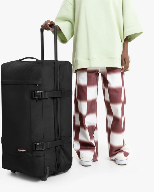 Eastpak Tranverz M Black Wheeled Black Luggage