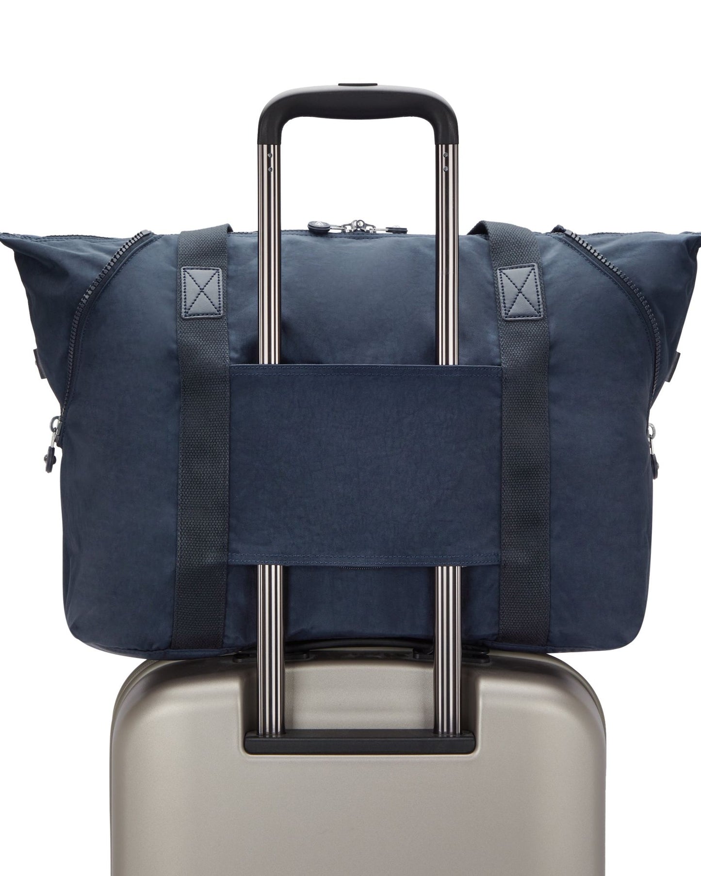 KIPLING Art M Blue Bleu 2 Large tote 13405-96V