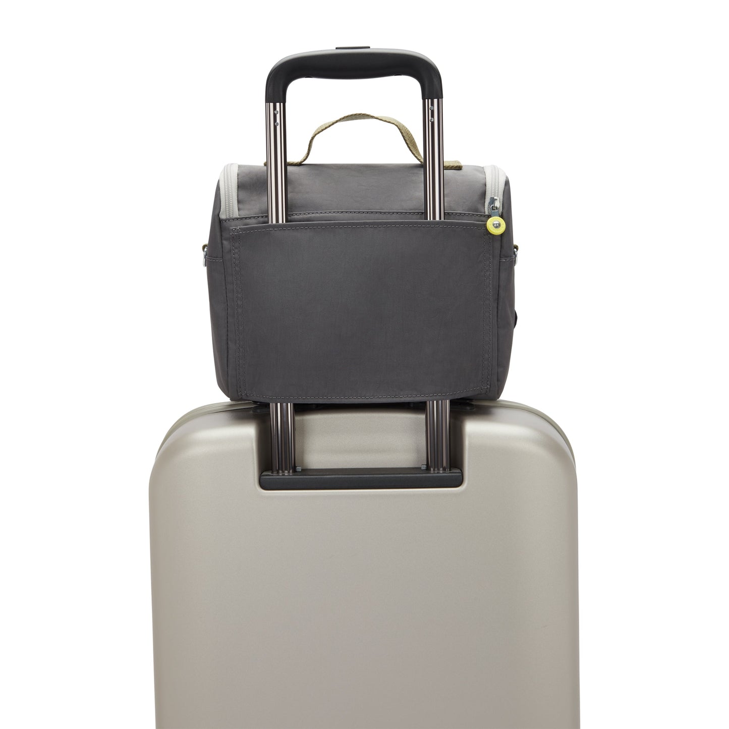 Kipling New Kichirou Back to Grey Large lunchbag with trolley sleeve 15289-1DX