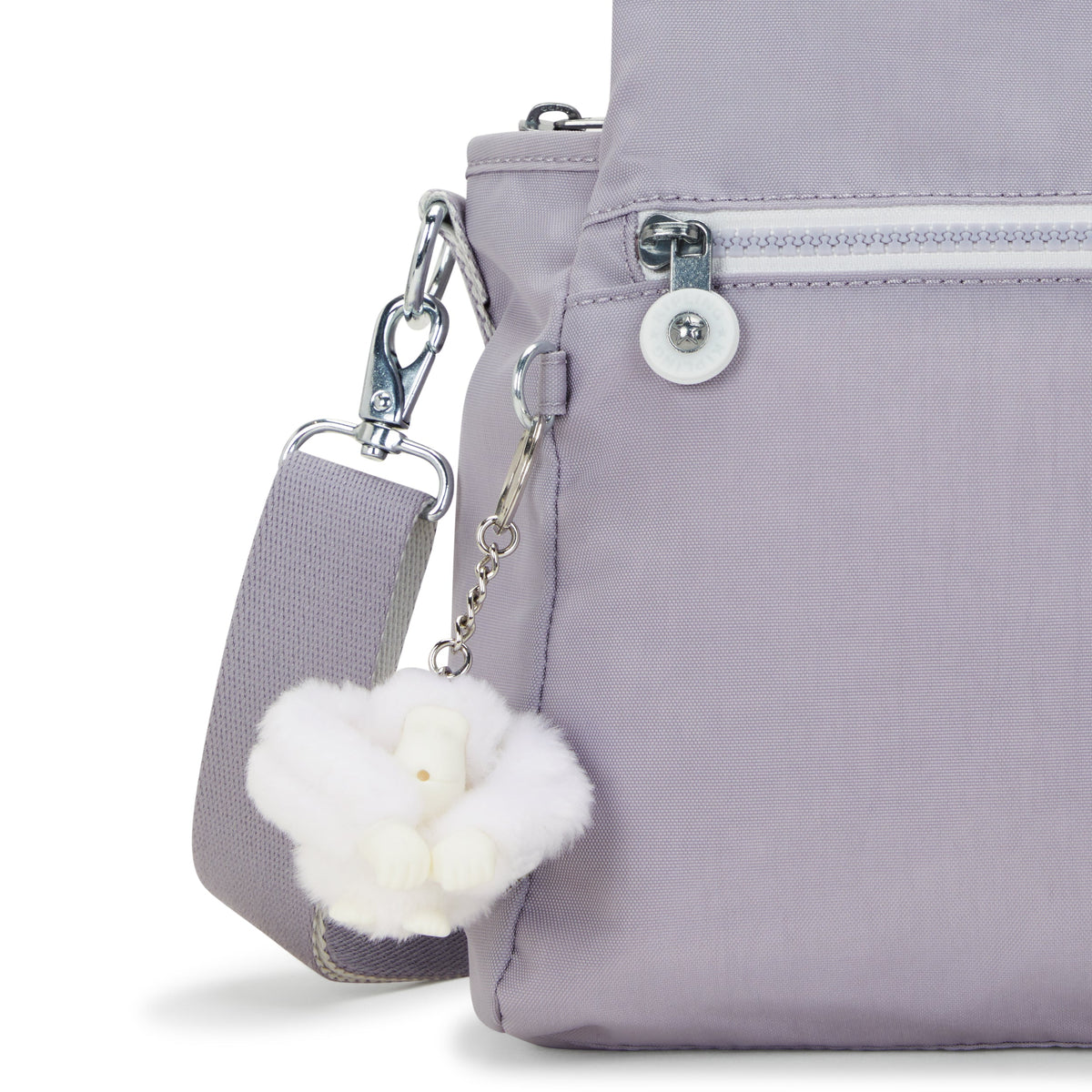 KIPLING-Elysia-Medium shoulderbag (with removable shoulderstrap)-Tender Grey-43791-1FB