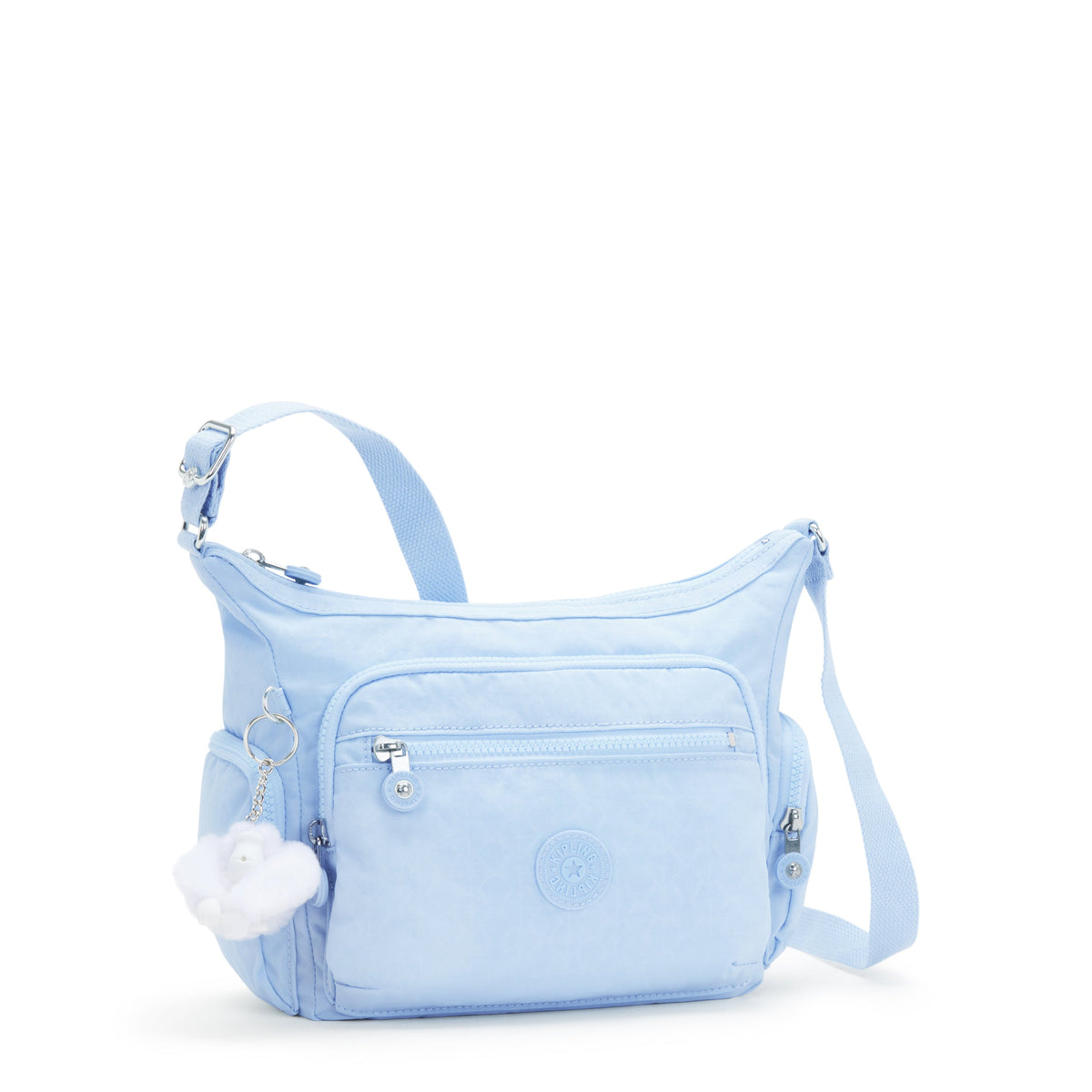 Kipling Gabbie S Cloudy Sky Blue Medium Crossbody I2531-2DS