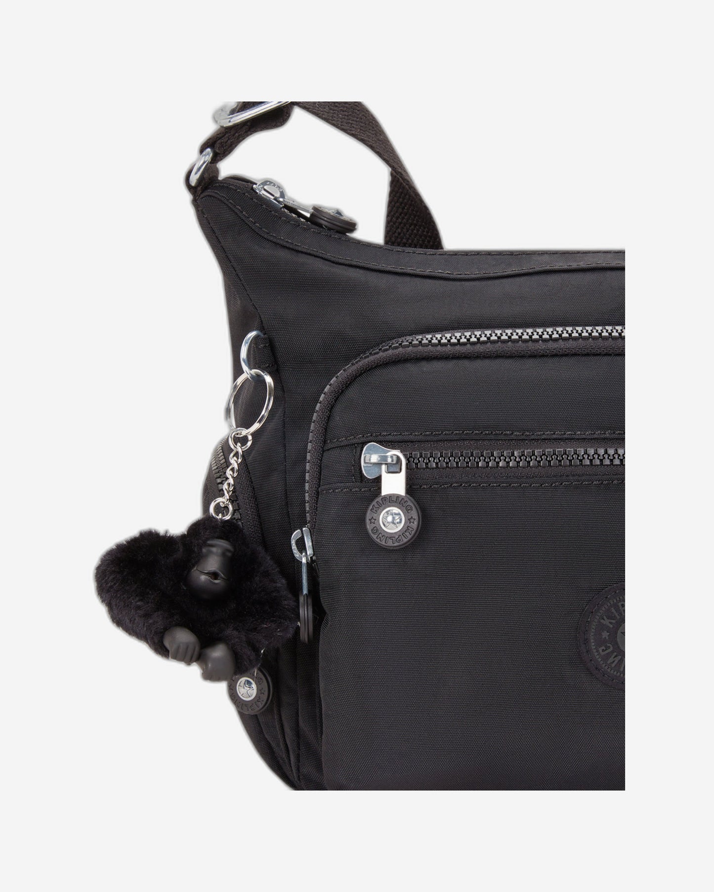 KIPLING Gabbie S Black Noir Medium crossbody I2531-P39