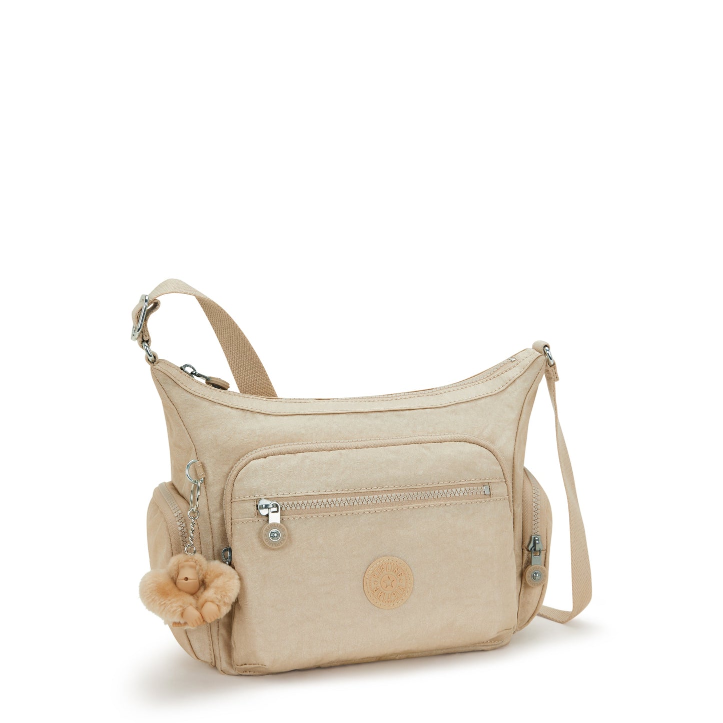Kipling Gabbie S Sparkled Beige Medium crossbody I2532-5DV