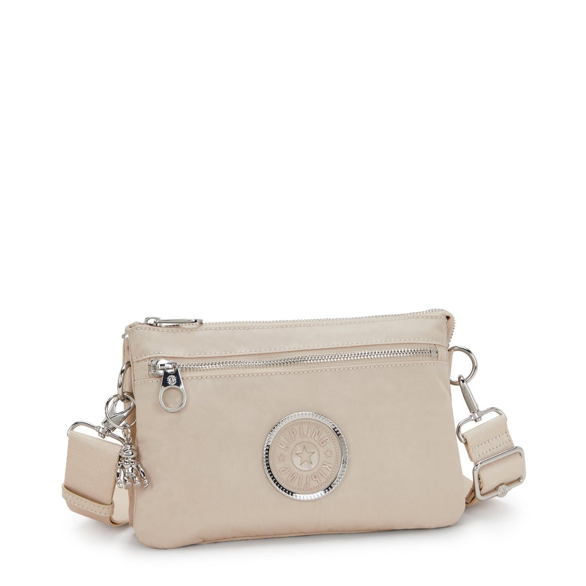 Kipling Riri Zip Beige Spice Small Crossbody I3302-26J