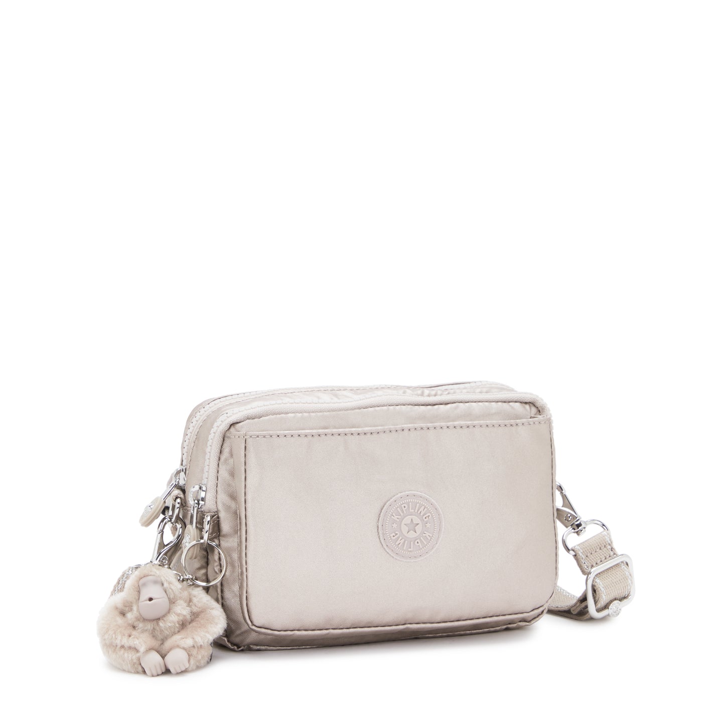 KIPLING Abanu Multi Metallic Glow Small crossbody convertible to waistbag (with removable shoulderstrap) I3492-48I