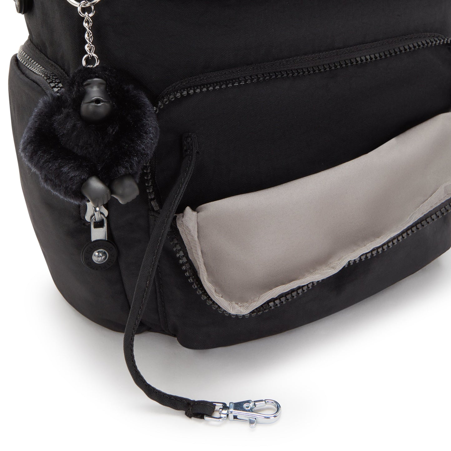 KIPLING City Zip S Black Noir Small backpack I3523-P39