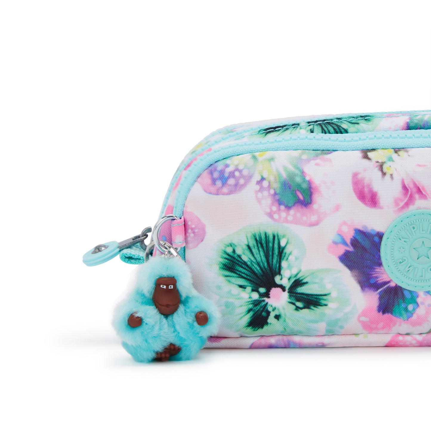 Kipling Gitroy Aqua Blossom Large Pencase C2I3560-7EC