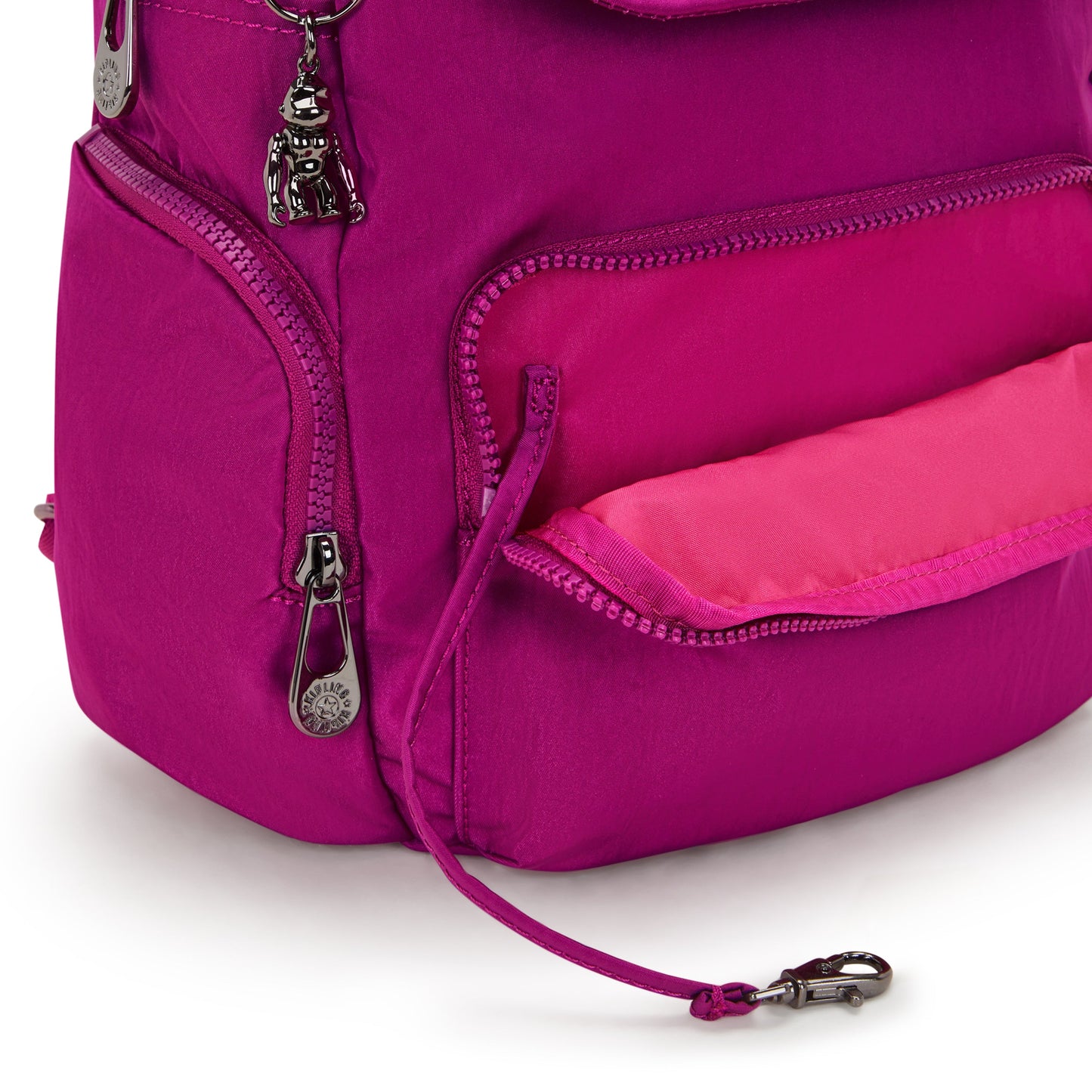 Kipling City Zip S Fuchsia Night Small Backpack I4430-7LE