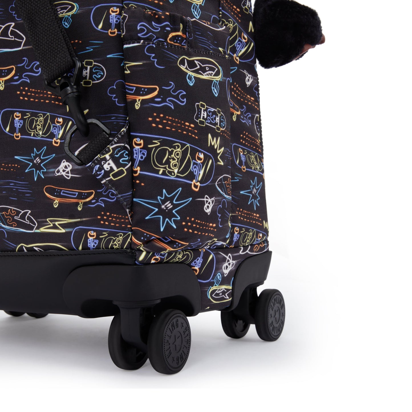 Kipling New Zea Neon Skate Large wheeled backpack with laptop compartment I4674-71M