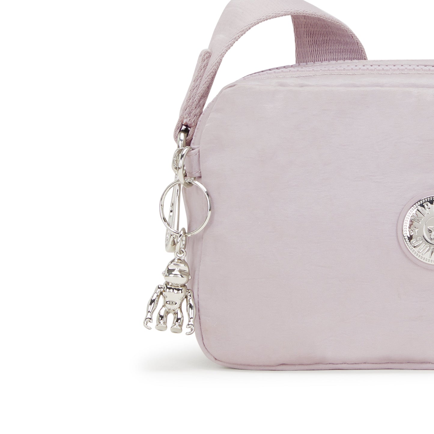 Kipling Milda Gleam Silver Small Crossbody Bag C2I4768-K6G