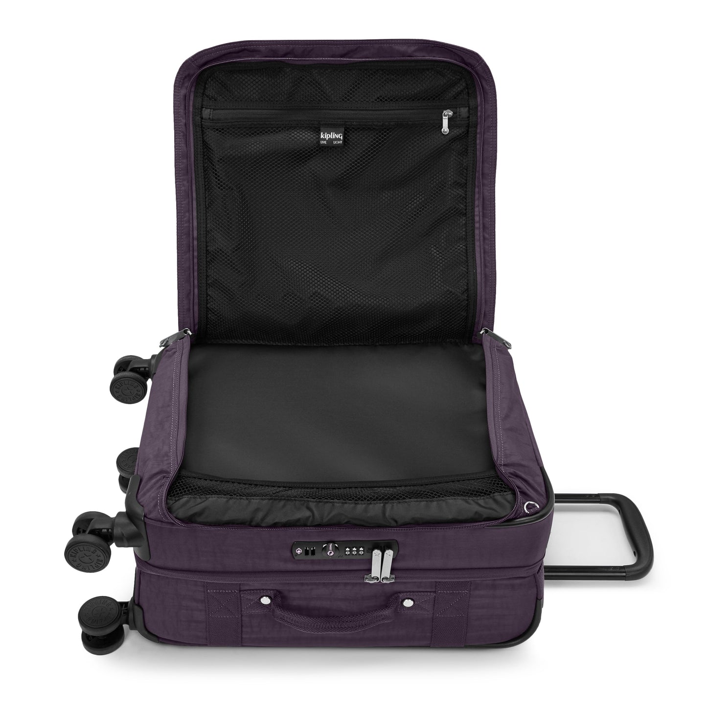 Kipling Spontaneous S Ultimate Plum Small Cabin Size Wheeled Luggage I5508-67U