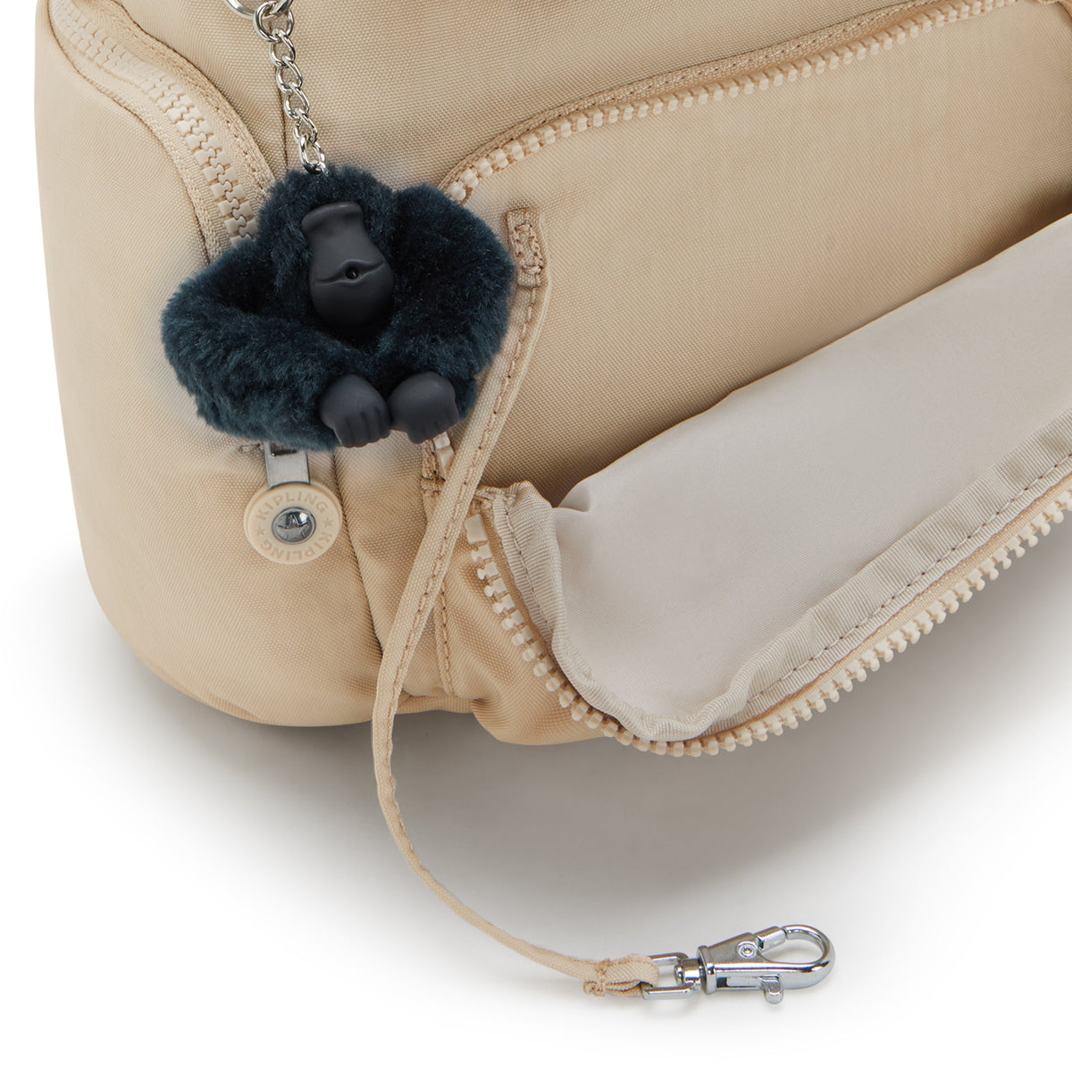 Kipling City Zip Mini Back to Beige Small Backpack I6046-26V
