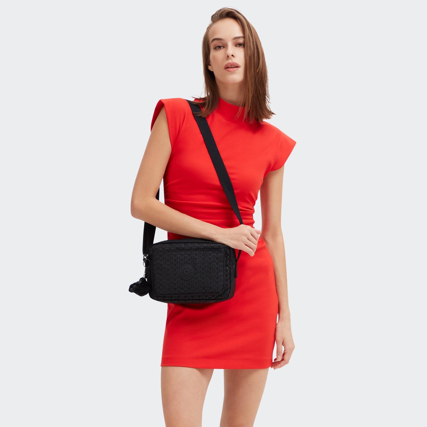KIPLING Abanu M Signature Emb Medium crossbody I6831-K59