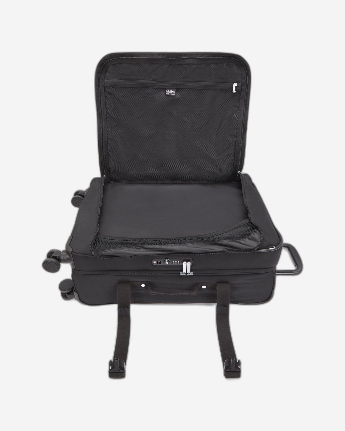 KIPLING Spontaneous M Black Noir Medium wheeled luggage I6918-P39