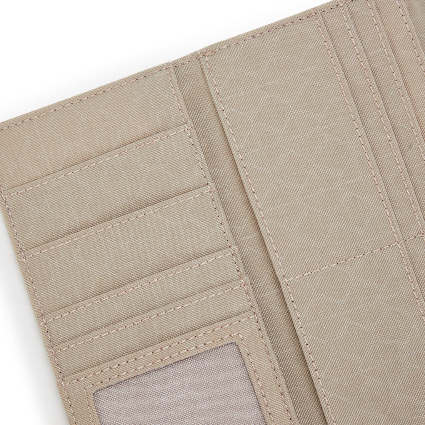 Kipling Money Land Signature Beige Embossed Large Wallet I7015-96A