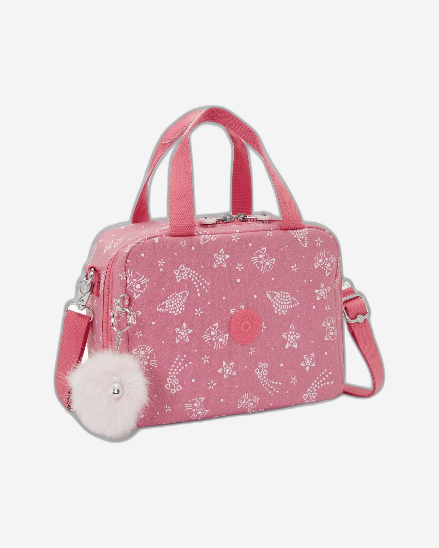 KIPLING Miyo Glitter Cats Large lunchbag (with trolley sleeve) I7363-5FR