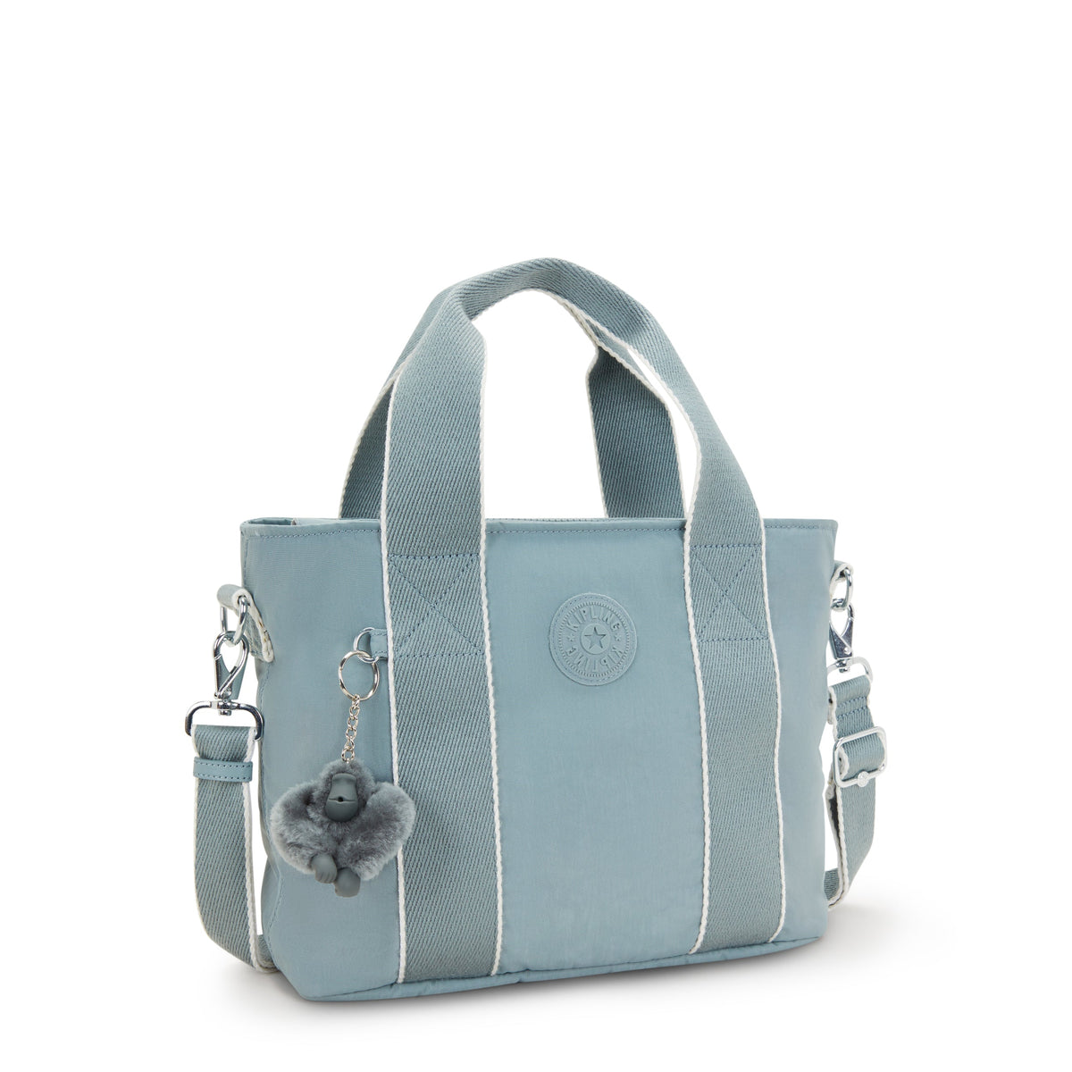 Kipling Minta M Relaxed Grey Medium Tote I7725-3NL