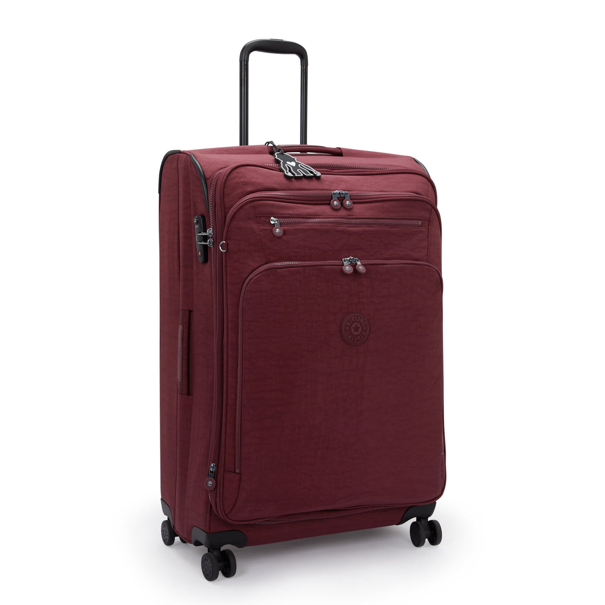 Kipling New Youri Spin L Lounge Wine Large expandable wheeled luggage I7930-5FW