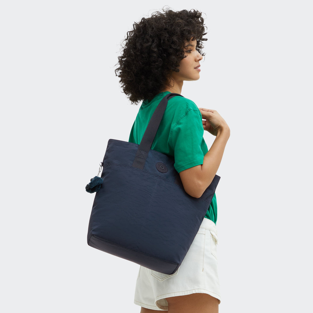 KIPLING Hanifa Blue Bleu 2 Large tote I7937-96V