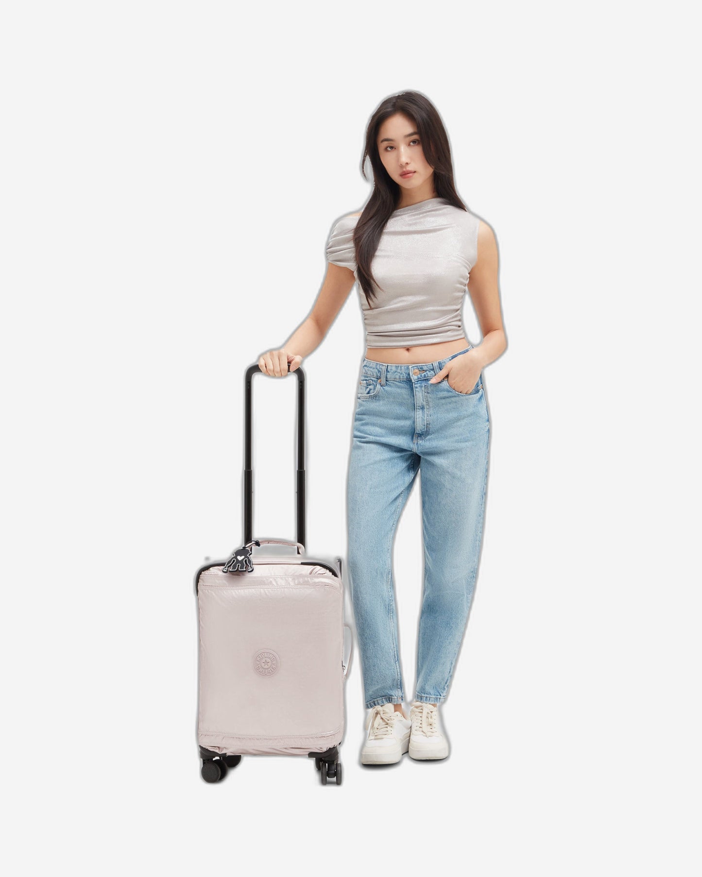 KIPLING Spontaneous S Metallic Glow Small wheeled luggage I7997-48I