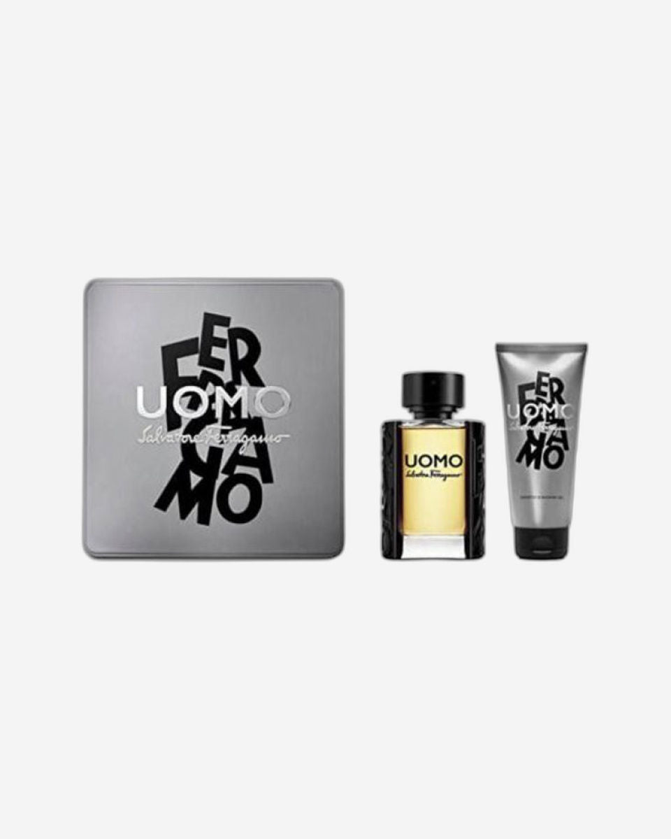 Salvatore Ferragamo Uomo for Men Natural Spray EDT Gift Set